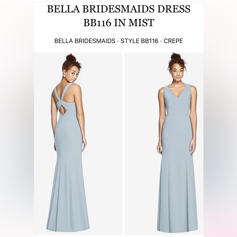 Bella Bridesmaids Dessy Mist Bridesmaids Dress